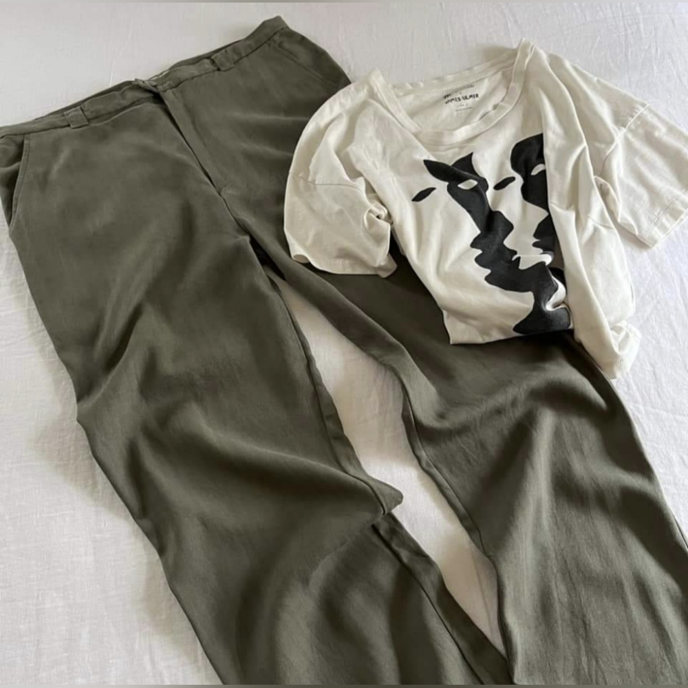 100% Silk Pants